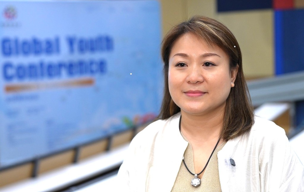▲全球青年會議項目總監張蔓婷女士對於香港能首次舉辦高規格的國際青年會議感到高興 ▲全球青年會議項目總監張蔓婷女士對於香港能首次舉辦高規格的國際青年會議感到高興