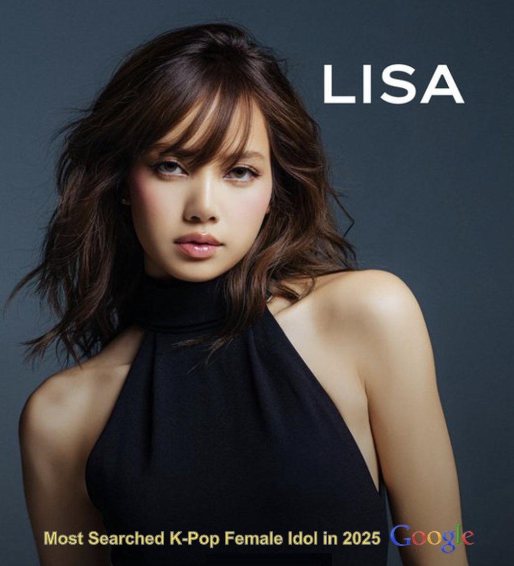 Lisa成為本年度Google最多人搜尋的K-Pop女歌手。 Lisa成為本年度Google最多人搜尋的K-Pop女歌手。