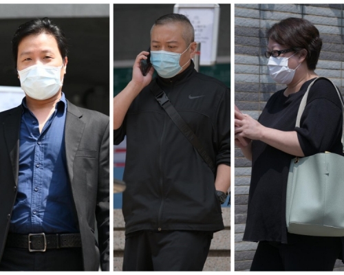 由左至右:林鉑泓、梁立仁及吳騰。