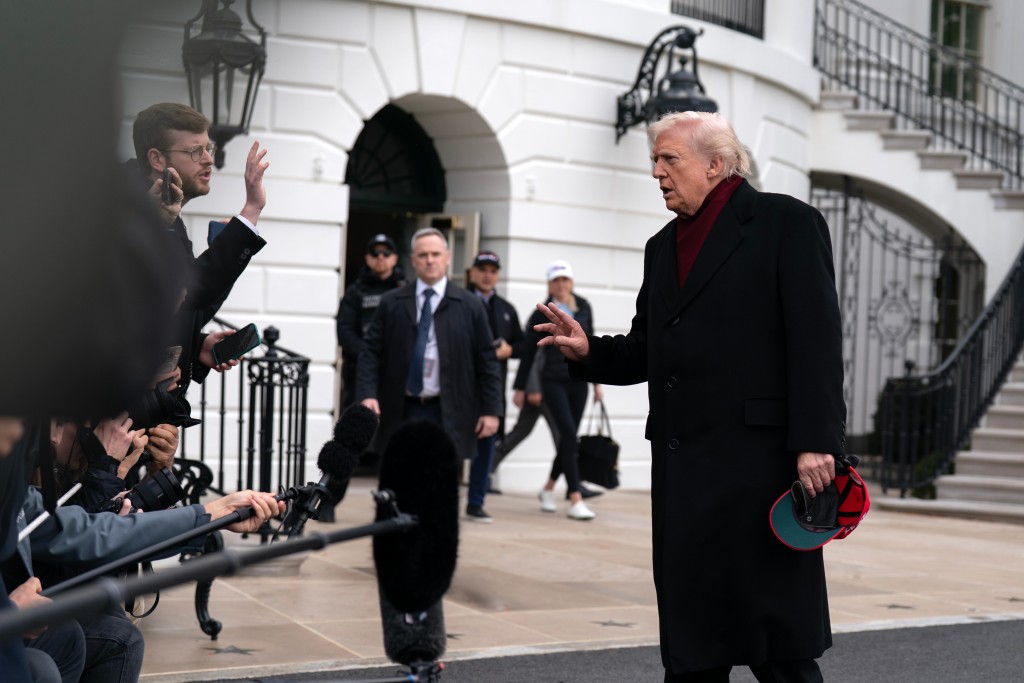 特朗普稱計劃不是最終建議。美聯社