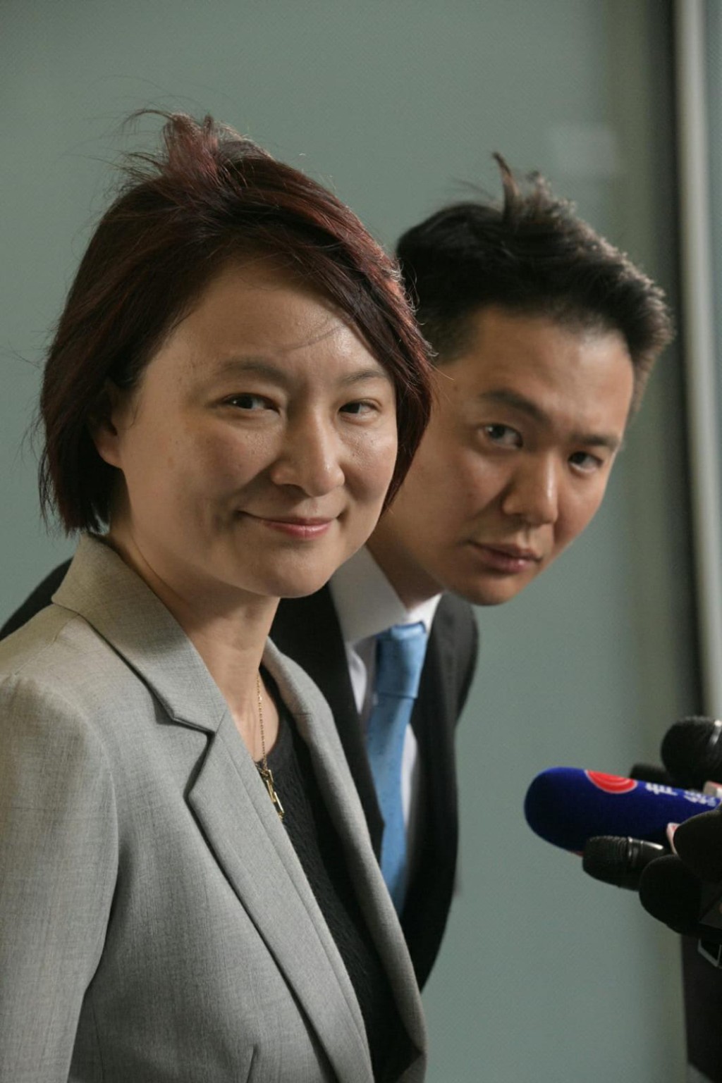 李慧琼(左)擔心人權法通過後,令中美關係更緊張。