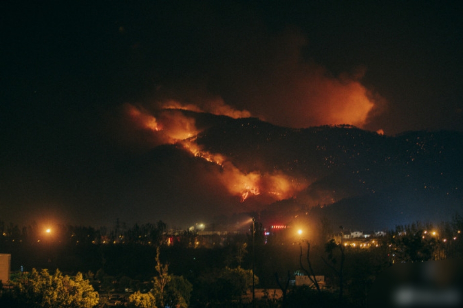 小王接連經歷英文疫情爆發及西昌山火。網圖