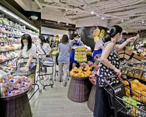 兩大超市稱貨品供應穩定。