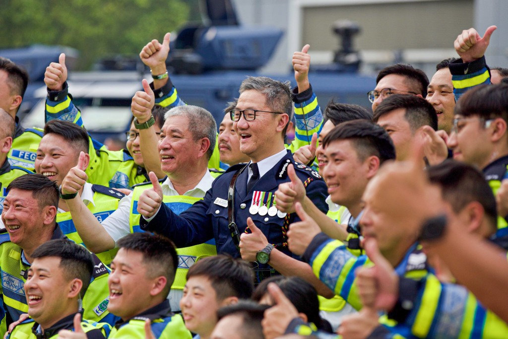 蕭澤頤指出，香港警隊是全球少數設有自願兼任職務架構的警察隊伍之一。