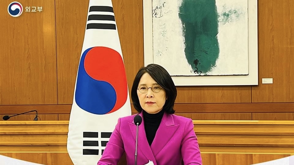 南韓外交部第二次官（副部長）姜仁仙