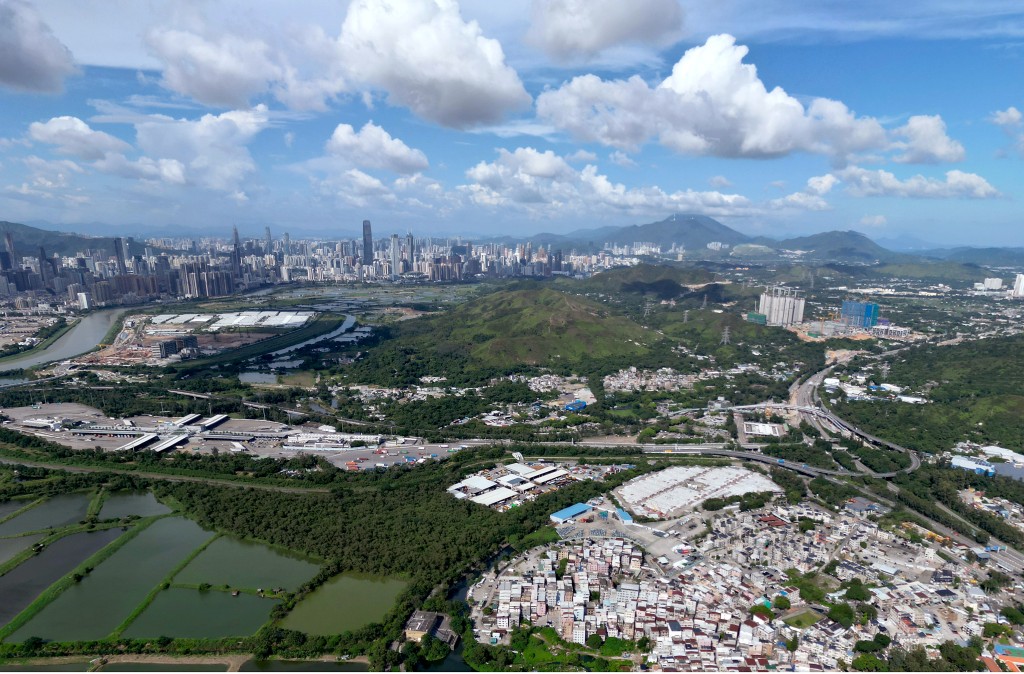 北部都会区已踏入收成期，首个片区项目亦正招标。资料图片