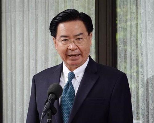 台灣的外交部長吳釗燮。網上圖片