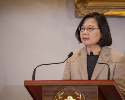 台灣總統蔡英文在南投表示,上次總統大選自己獲得支持,讓她能為台灣做事。 蔡英文FB圖片
