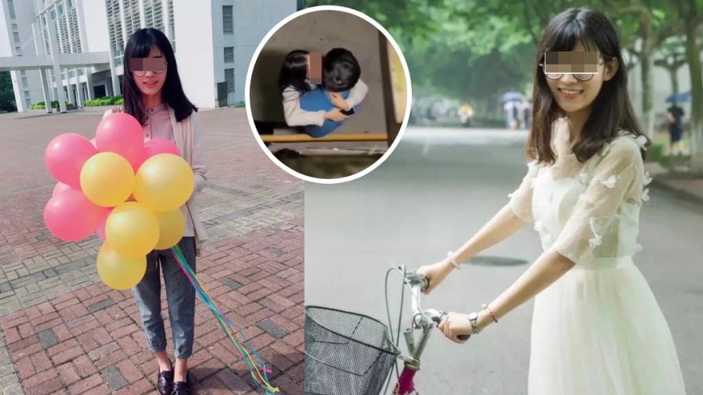 上海美女教師出軌16歲學生多圖曝光。（微博）