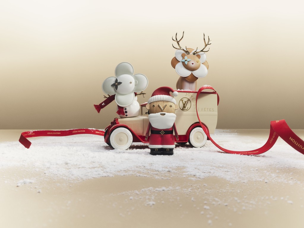 Louis Vuitton為聖誕節而設的有趣擺設。（$22,200-$25,200）