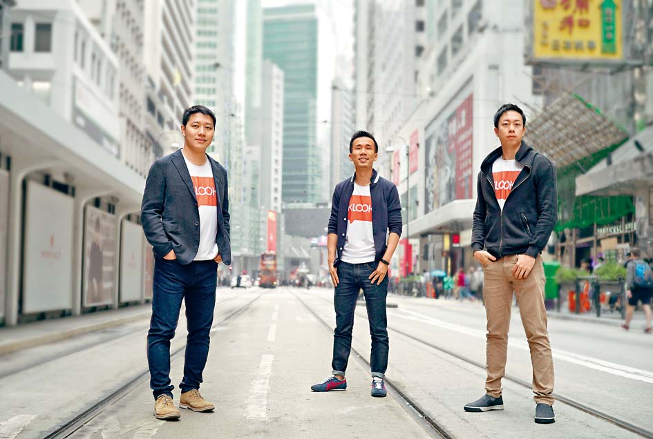 （左起）Klook由熊小康、林照围、王志豪于香港成立，至今已9年。