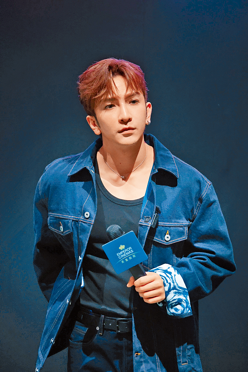 AL昨日為《盜月者》連跑16場謝票，非常落力。