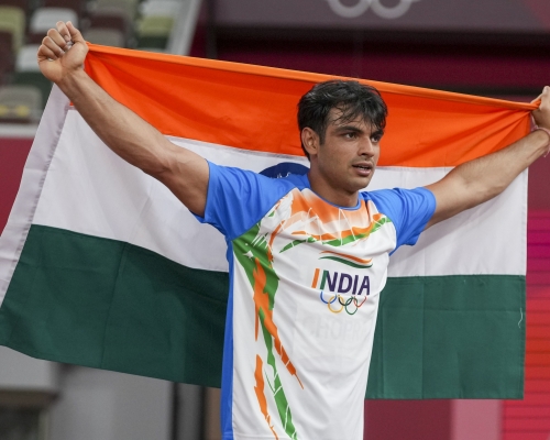 标枪金牌得主祖拉。AP