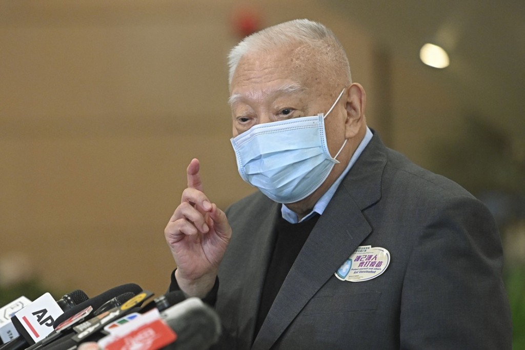 陳智思表示,基金主席董建華的身體無恙。資料圖片