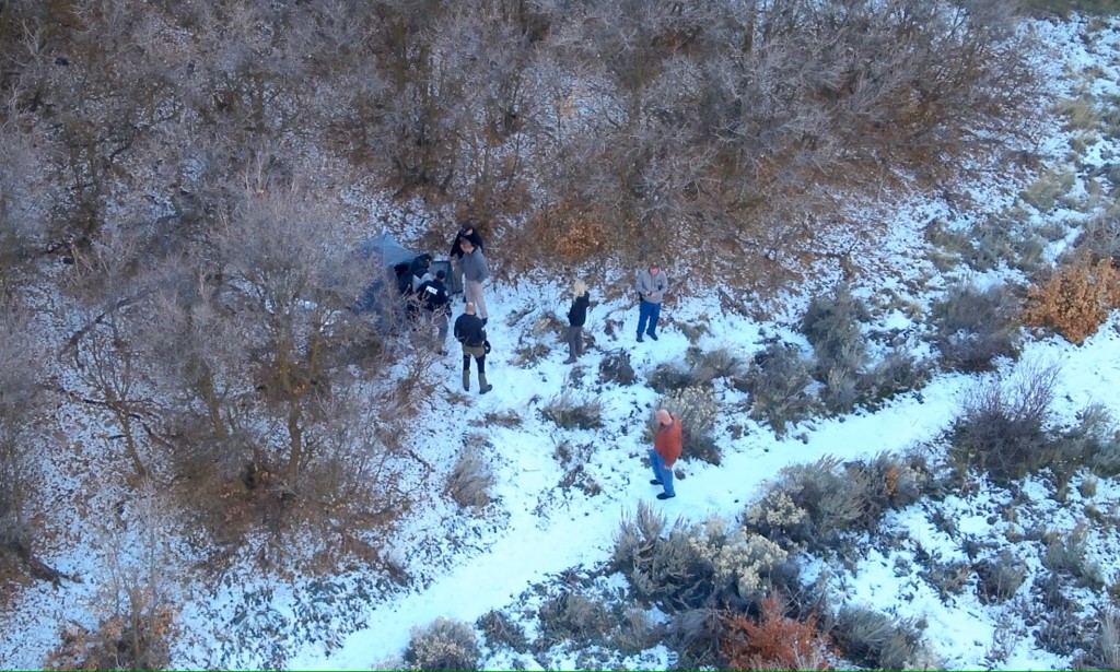 美國警方出動無人機在山區救回遭「網絡綁架」的中國交換生莊凱。美國警方