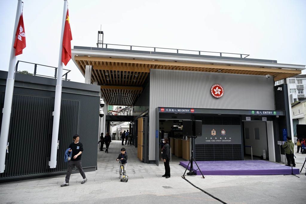 沙頭角中英街檢查站。資料圖片