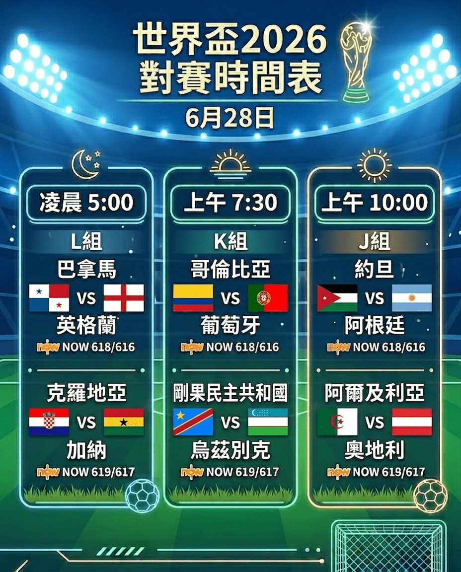 2026世界盃賽程。 2026世界盃賽程。
