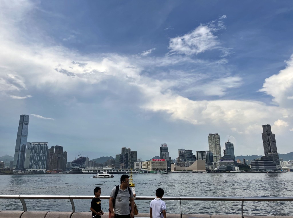 天文台周一下午發出一號風球。資料圖片