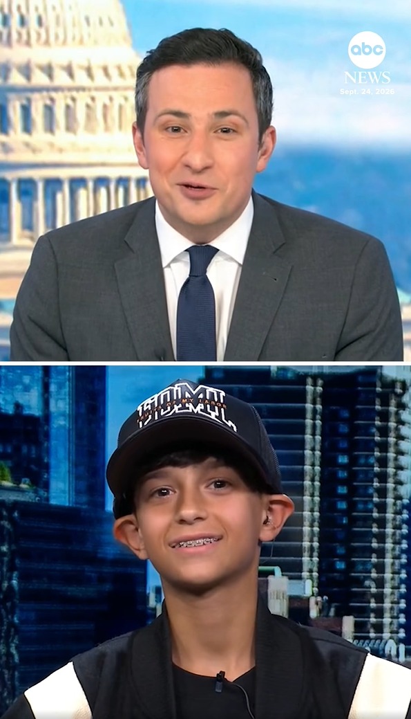 美國13歲神童Joe Petraro-Hyppolite接受ABC News訪問。(圖:Facebook @ABC News) 美國13歲神童Joe Petraro-Hyppolite接受ABC News訪問。(圖:Facebook @ABC News)