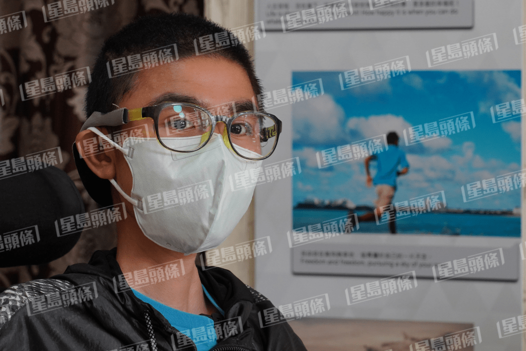雖然Tiger從小就不能進行劇烈運動,但他沒有自怨自艾。(葉偉豪攝)