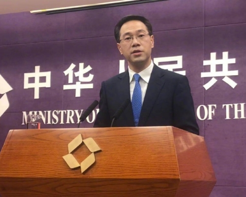 商務部發言人高峰。網上圖片