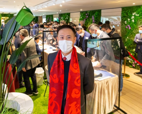 SILVERSANDS首小時沽逾30伙。
圖為信和置業集團聯席董事田兆源