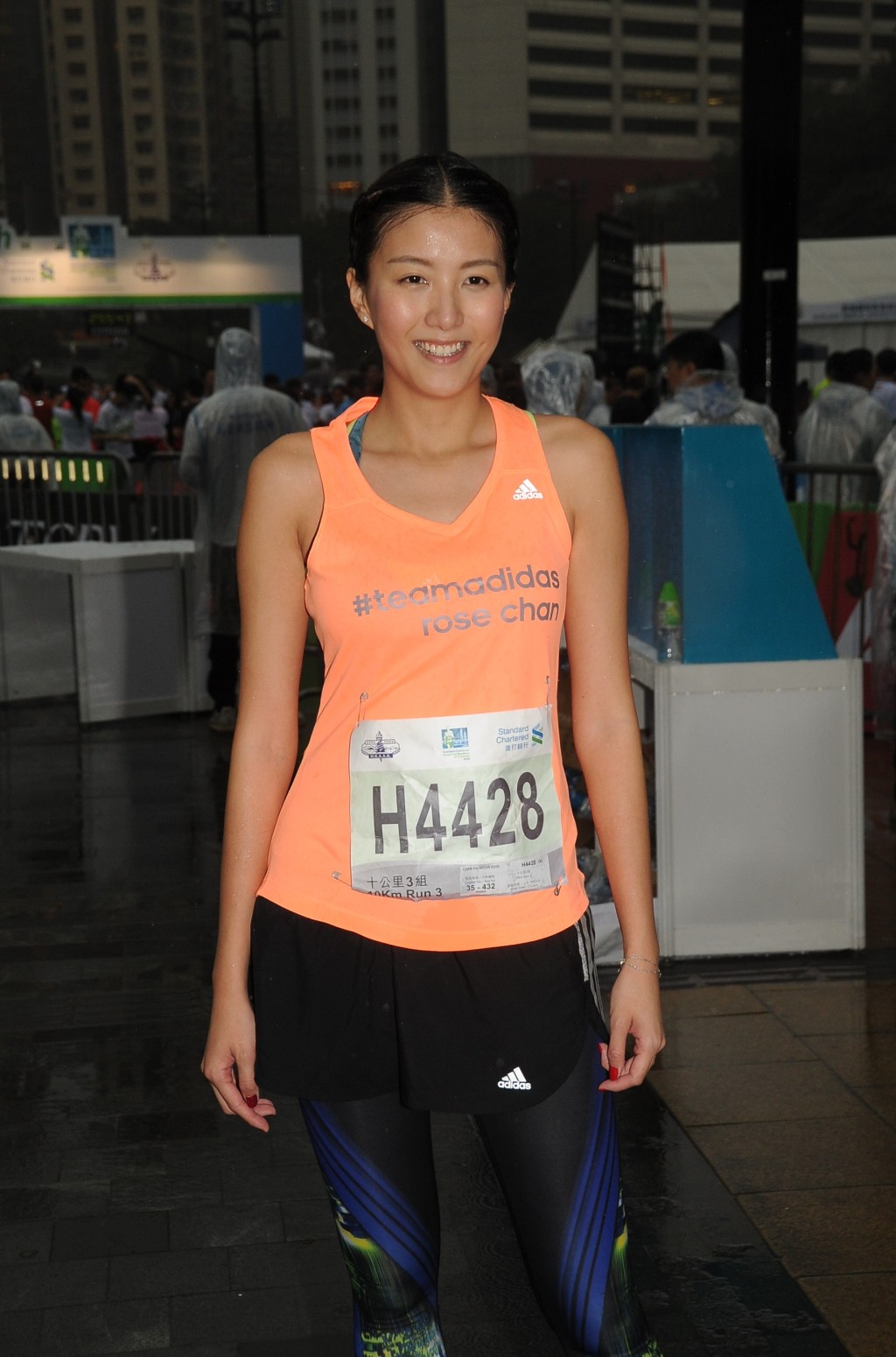 陳嘉桓2016年參加渣馬10公里賽事，她賽後表示成績不夠理想。
