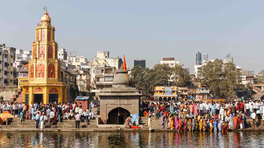 印度馬哈拉施特拉邦發生涉嫌性侵案件。法新社圖片