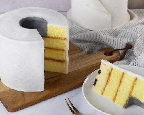 聖安娜廁紙蛋糕售罄。facebook圖片