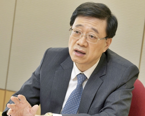 李家超重申任何人犯法,都要承擔法律責任。資料圖片