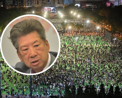 行政會議成員湯家驊(小圖)表示,喊「結束一黨專政」的口號,或已干犯國安法。資料圖片