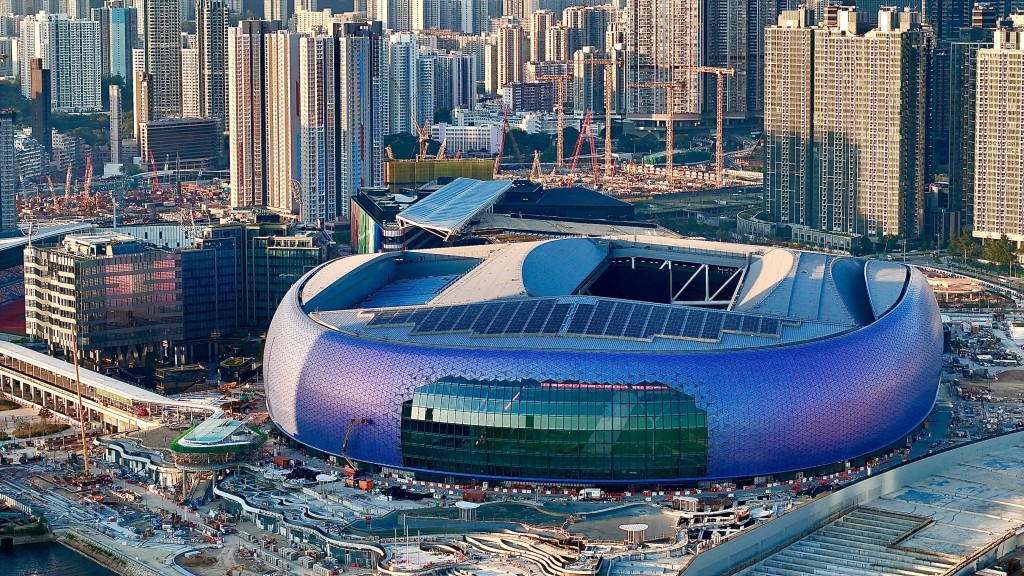 火炬傳遞以啟德體育園作為終點。資料圖片 火炬傳遞以啟德體育園作為終點。資料圖片