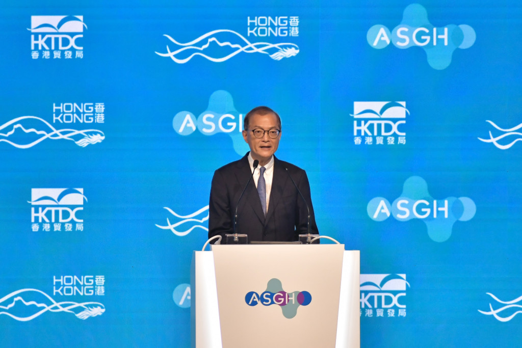 醫務衞生局局長盧寵茂表示，政府會致力重建香港醫療衞生系統，讓本港成為具可持續及適應力的醫療系統。陳極彰攝