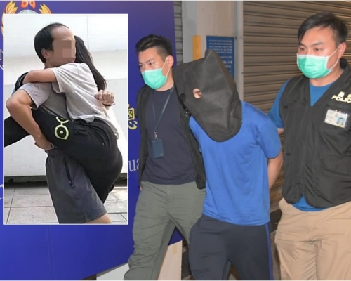 男子涉嫌假扮武術教練招募女學員。左圖為鄧穎芝上載圖片