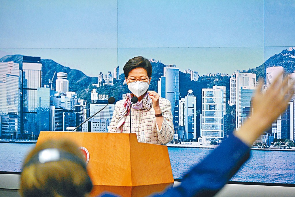 行政長官林鄭月娥昨稱，今年慶回歸的各項活動已經重新啟動。
