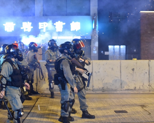 去年9月北角發生衝突事件。 資料圖片
