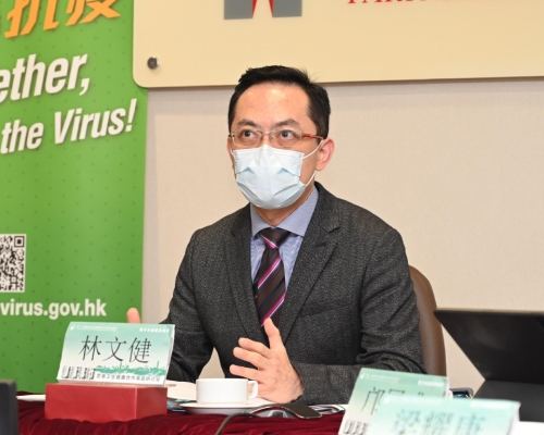 衞生署署長林文健。政府新聞處圖片