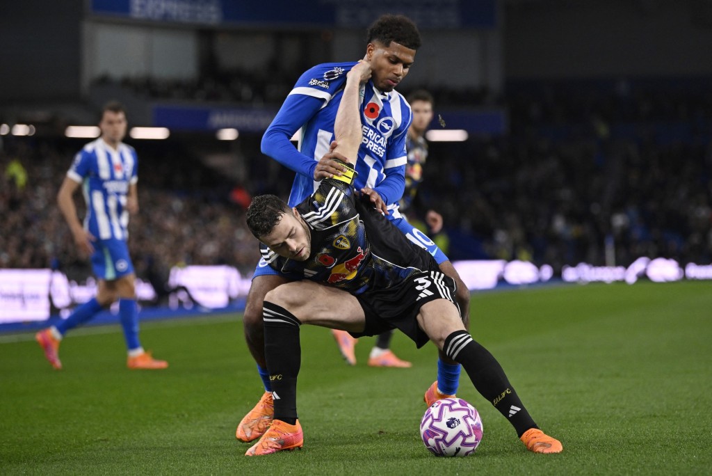 白禮頓的巴利巴（Carlos Baleba）。路透社