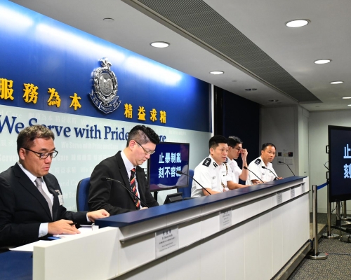 警方記者會今日暫停，未有交代原因。