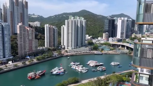 袁嘉敏進駐香港仔富豪樓盤高層。 袁嘉敏進駐香港仔富豪樓盤高層。