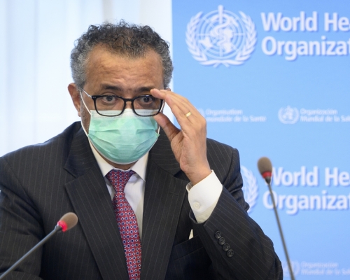 世界衛生組織(WHO)總幹事譚德塞(Tedros Adhanom Ghebreyesus)。AP資料圖片
