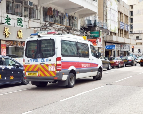 警方接報後到場調查。