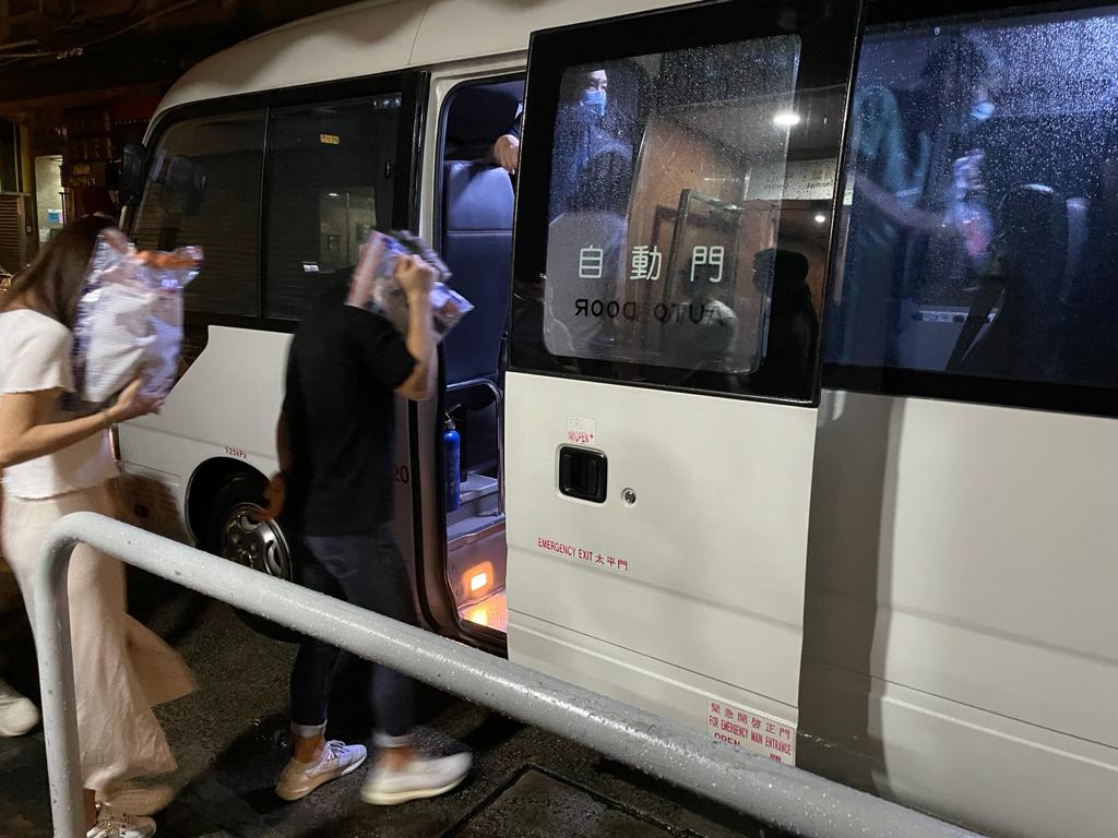 部分被捕人士。