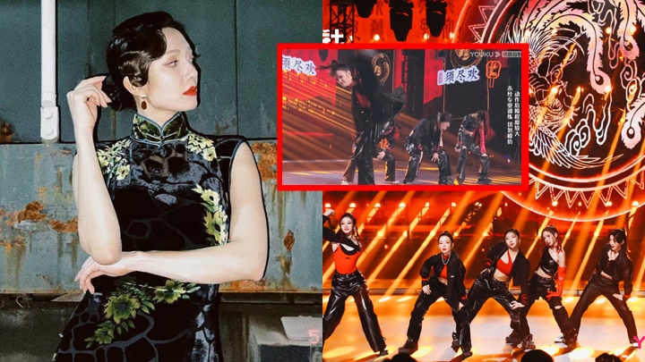 王君馨完美旗袍Look成熱話，跳舞加入踢腿功底成功晉級 。