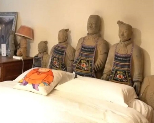西安兵馬俑酒店大受外國客歡迎。網圖
