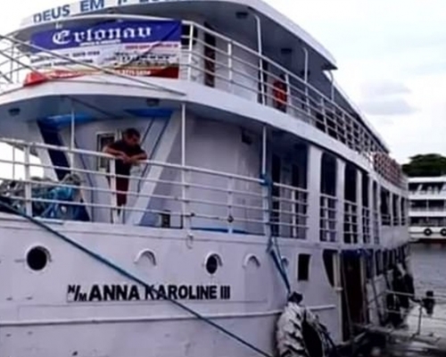 沉沒的Anna Karoline 3號輪船。(資料圖片)