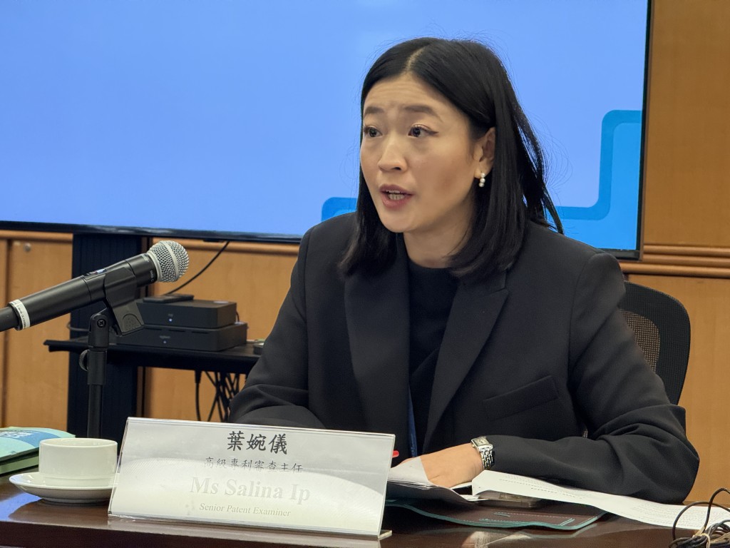 高級專利審查主任葉婉儀。曹露尹攝