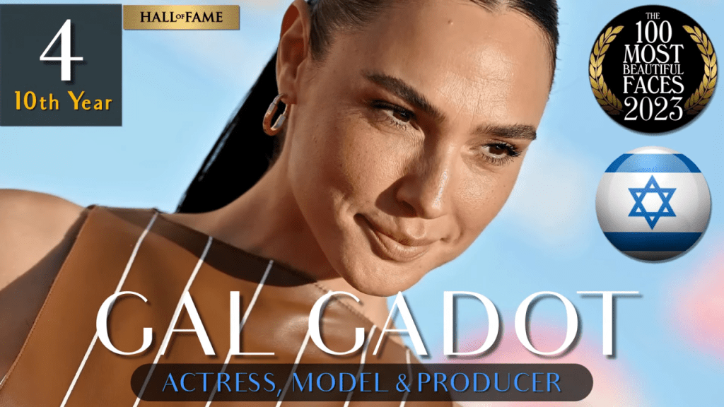 第4位是以色列演員姬·嘉鐸Gal Gadot。