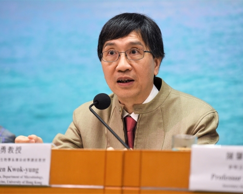 袁國勇團隊研究指大部分港人未有抗體。資料圖片