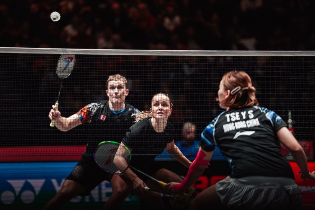 這一對丹麥年青組合曾在16強爆冷擊敗「世一組合」中國的馮彥哲、黃東萍才入到8強。全英FB圖